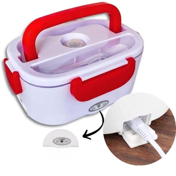 Marmita Elétrica Portátil Aquecedora de Alimentos 1.5L Bivolt para Trabalho Reforçada Cosy Imagem de Marmita Elétrica Portátil Aquecedora de Alimentos 1.5L Bivolt para Trabalho Reforçada Cosy