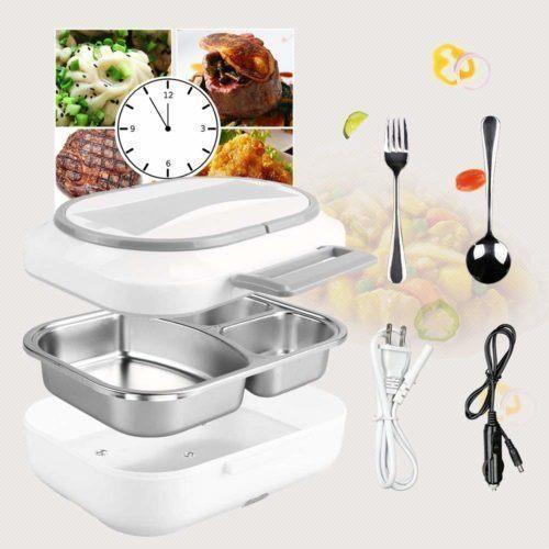 Marmita Elétrica Portátil Automática Electric Lunch Box - Geral Imagem de Marmita Elétrica Portátil Automática Electric Lunch Box