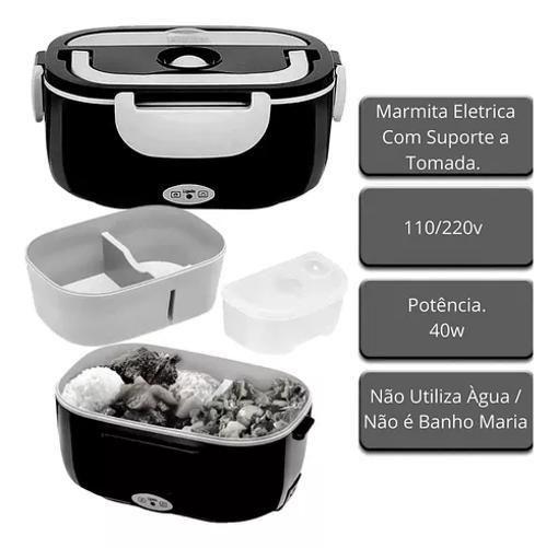 Marmita Elétrica Termica Alimentos Divisória: Organização E - Melhor Preço Imagem de Marmita Elétrica Termica Alimentos Divisória: Organização E