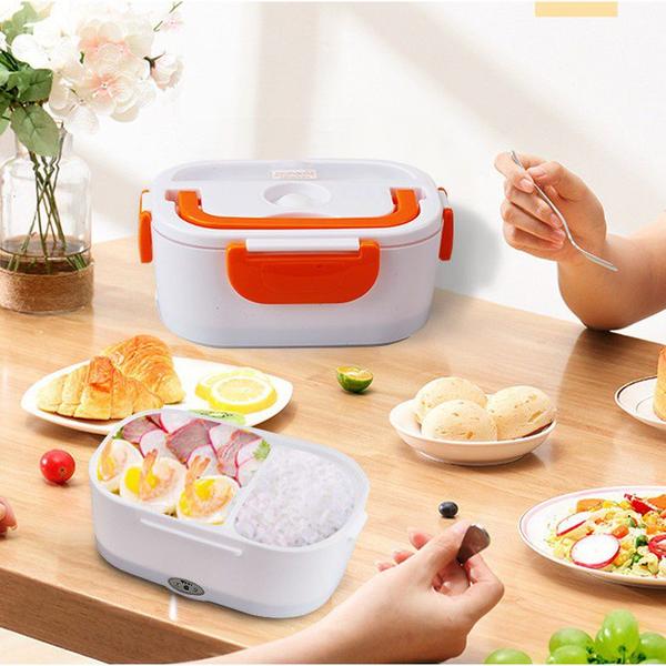 Marmita Elétrica Térmica Portátil P/ Esquentar Comida Com Divisórias 110v 1.5L Tomada - MARMITA TOMADA Imagem de Marmita Elétrica Térmica Portátil P/ Esquentar Comida Com Divisórias 110v 1.5L Tomada
