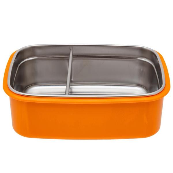 Imagem de Marmita Lancheira Infantil Bento Box Pote Aluminio Potinho com Divisória  Bubazoo - Buba