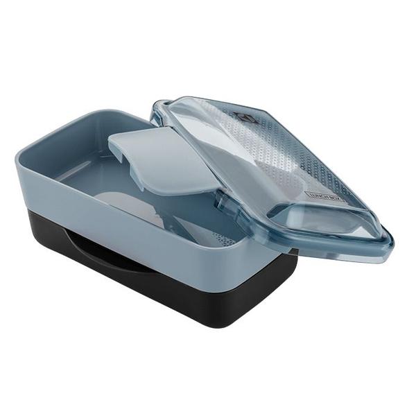 Marmita Lunch Box Preta 2 Em 1 Original Electrolux Imagem de Marmita Lunch Box Preta 2 Em 1 Original Electrolux
