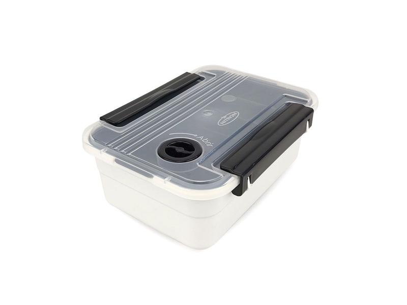 Marmita Pote Nitron Bom Apetite 800ML Bandeja Com Divisórias e Válvula Livre de BPA Microondas Banho Maria Imagem de Marmita Pote Nitron Bom Apetite 800ML Bandeja Com Divisórias e Válvula Livre de BPA Microondas Banho Maria