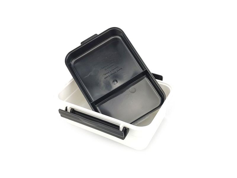 Marmita Pote Nitron Bom Apetite 800ML Bandeja Com Divisórias e Válvula Livre de BPA Microondas Banho Maria Imagem de Marmita Pote Nitron Bom Apetite 800ML Bandeja Com Divisórias e Válvula Livre de BPA Microondas Banho Maria