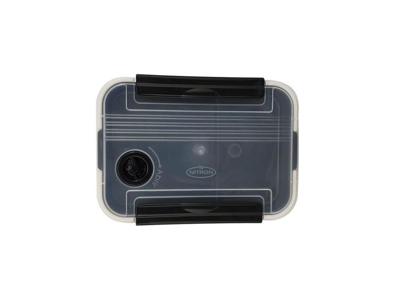 Marmita Pote Nitron Bom Apetite 800ML Bandeja Com Divisórias e Válvula Livre de BPA Microondas Banho Maria Imagem de Marmita Pote Nitron Bom Apetite 800ML Bandeja Com Divisórias e Válvula Livre de BPA Microondas Banho Maria