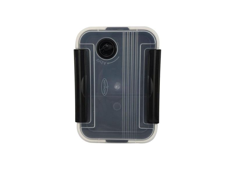 Marmita Pote Nitron Bom Apetite 800ML Bandeja Com Divisórias e Válvula Livre de BPA Microondas Banho Maria Imagem de Marmita Pote Nitron Bom Apetite 800ML Bandeja Com Divisórias e Válvula Livre de BPA Microondas Banho Maria
