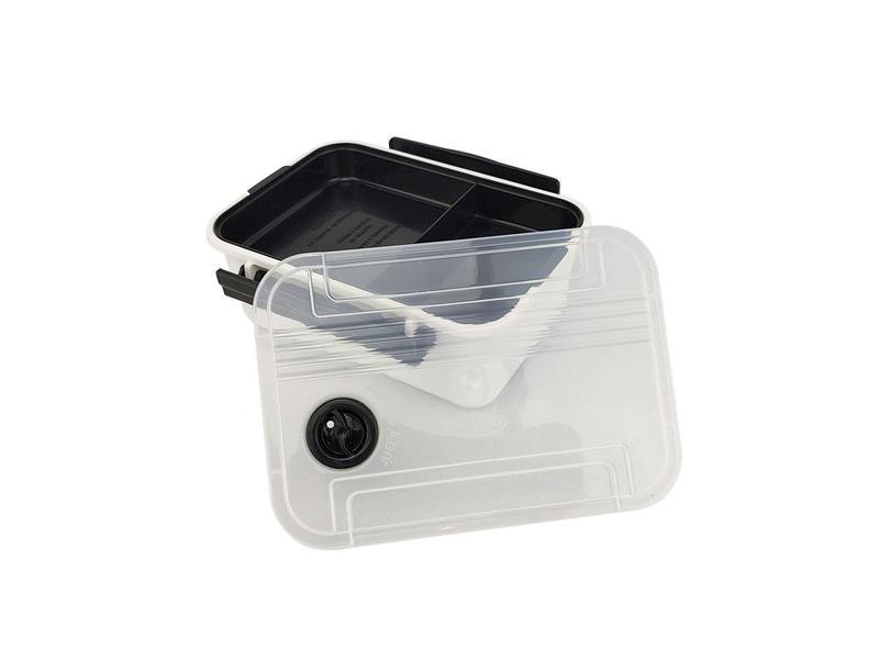 Marmita Pote Nitron Bom Apetite 800ML Bandeja Com Divisórias e Válvula Livre de BPA Microondas Banho Maria Imagem de Marmita Pote Nitron Bom Apetite 800ML Bandeja Com Divisórias e Válvula Livre de BPA Microondas Banho Maria