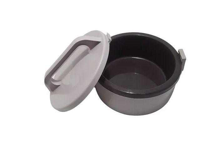 Marmita Termica Com Alça 1,5L Sem Divisória Microondas Soprano Imagem de Marmita Termica Com Alça 1,5L Sem Divisória Microondas Soprano