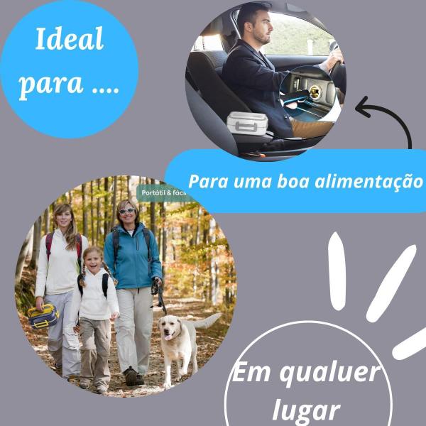 Marmita Termica Eletrica Portatil Carro Caminhão 110 E 12V - AL Imagem de Marmita Termica Eletrica Portatil Carro Caminhão 110 E 12V