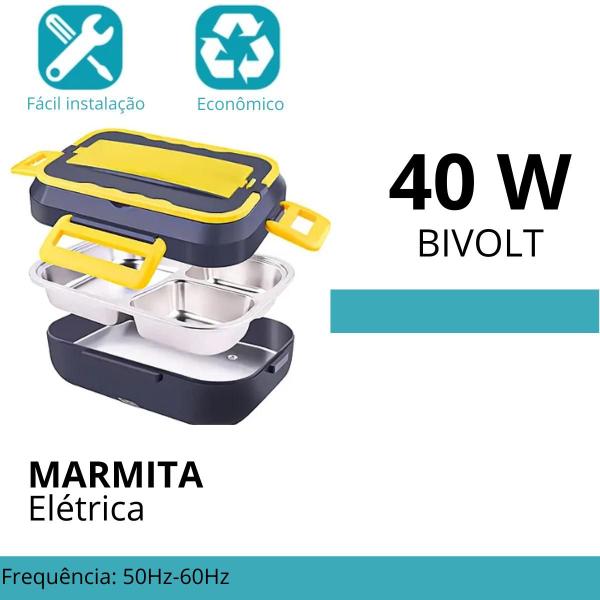 Imagem de Marmiteira Elétrica 110V/220V Para Casa, Carro