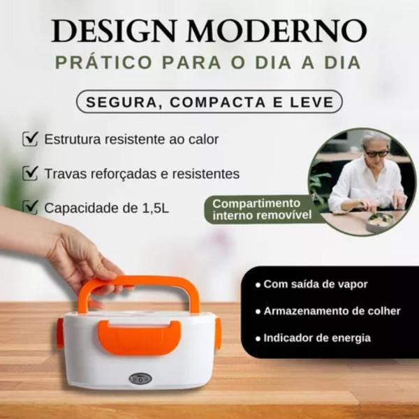 Imagem de Marmiteira Elétrica 220v Grande Portátil para Alimentos