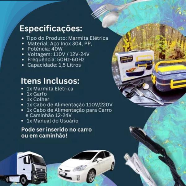 Marmiteiro Inox Elétrico Pequeno Com Aquecedor E Alça - Zonne Imagem de Marmiteiro Inox Elétrico Pequeno Com Aquecedor E Alça