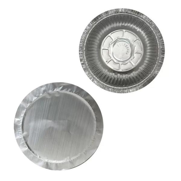 Marmitex Aluminio N8 Fechamento Maquina 850Ml C/100 Wyda Imagem de Marmitex Aluminio N8 Fechamento Maquina 850Ml C/100 Wyda