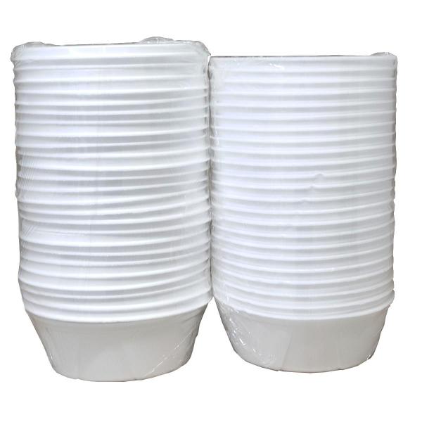 Marmitex de Isopor M104G 1200ml 100 Unid Meiwa Imagem de Marmitex de Isopor M104G 1200ml 100 Unid Meiwa