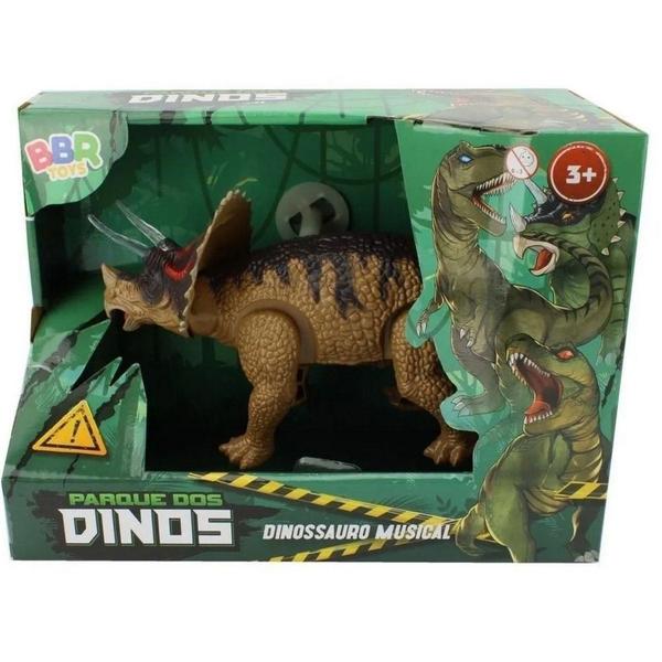 Imagem de Marron Triceratops Dino Musical - BBR Toys R3026