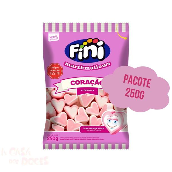 Imagem de Marshmallow Fini Coração Pacote 250g