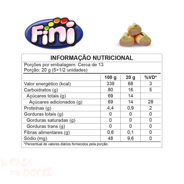 Imagem de Marshmallow Fini Marshboo Abóbora Halloween Kit 12 Pacotes 250g