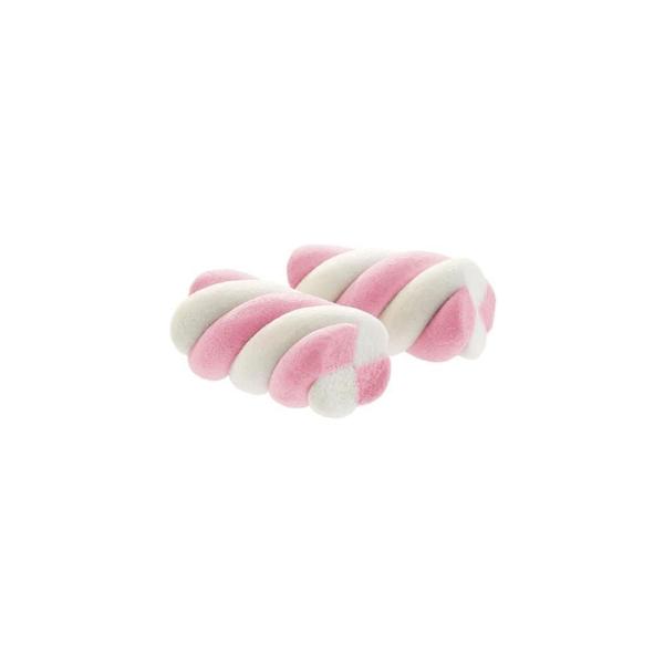 Imagem de Marshmallow Fini Torção Rosa Pacote com 250grs