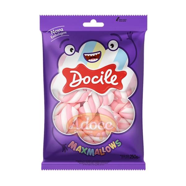 Marshmallow maxmallow 250g docile Imagem de Marshmallow maxmallow 250g docile