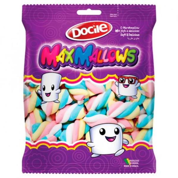 Imagem de Marshmallow Twist Color Baunilha 250g Docile