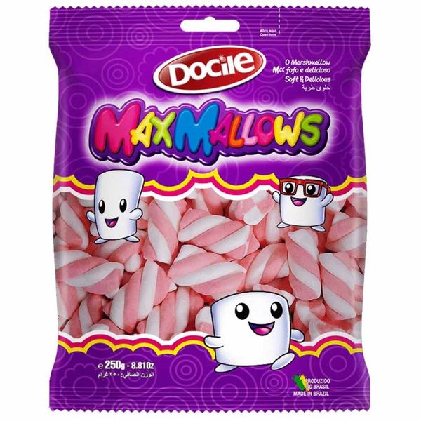 Imagem de Marshmallow Twist Rosa 250g Docile