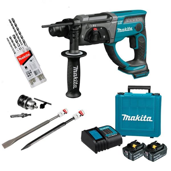 Imagem de Martelete Combinado Makita Dhr202Z 18V S/ Bat E S/ Carreg