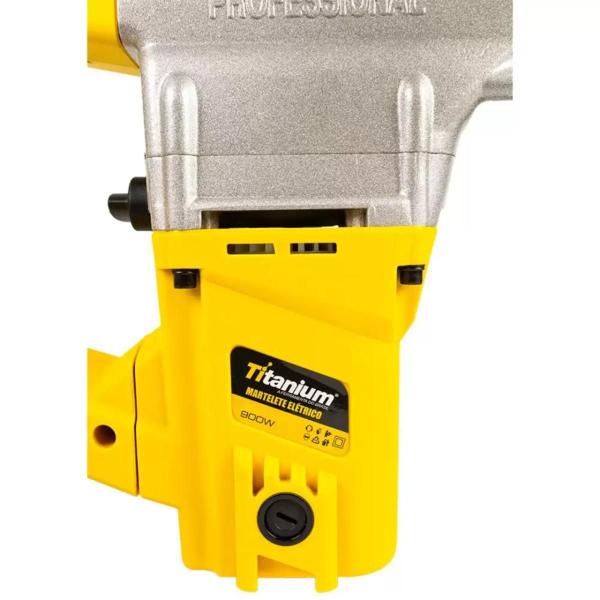 Imagem de Martelete Elétrico Perfurador Rompedor Amarelo 900w 127v Titanium 