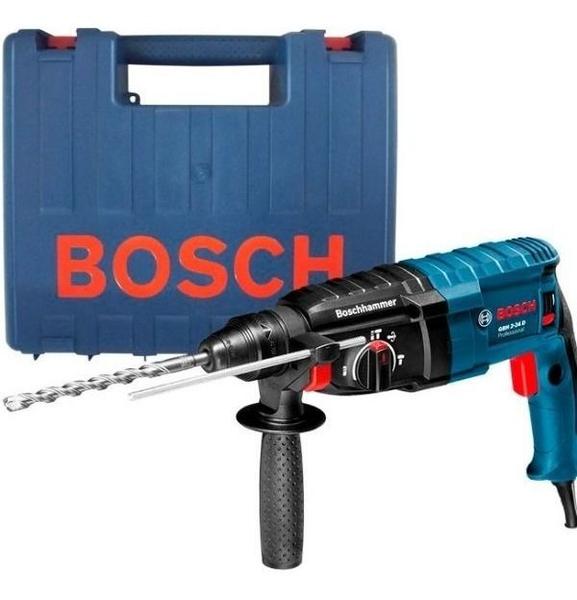 Imagem de Martelete Perfurador Rompedor Sds Gbh 2-24 820w 5 Brocas Maleta Bosch