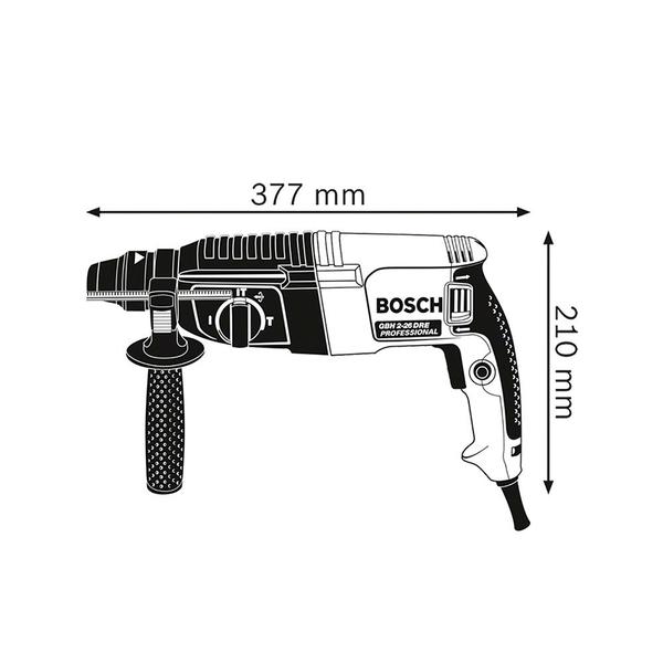 Imagem de Martelete Rompedor Sds Plus 800W Heavy Duty GBH226DRE Bosch 220V