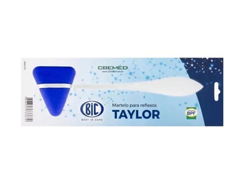 Imagem de Martelo Para Reflexos Neurologico Taylor Azul Bic