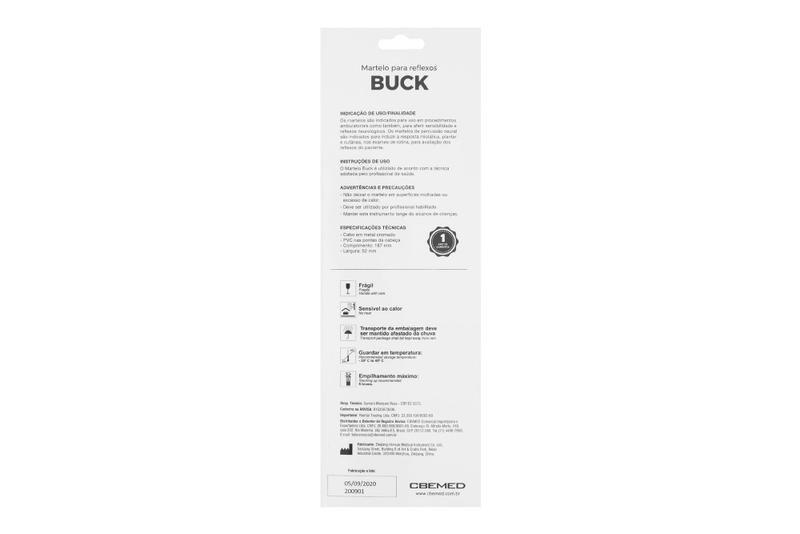 Imagem de Martelo para Reflexos Neurológicos BIC - BUCK Total Black