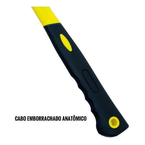 Imagem de Martelo Unha Aço Forjado Cabo Fibra Empunhadura Emborrachado Carpinteiro Ferradura Pedreiro Obra Alvenaria Marca Profissional 23mm 25mm 27mm 29mm