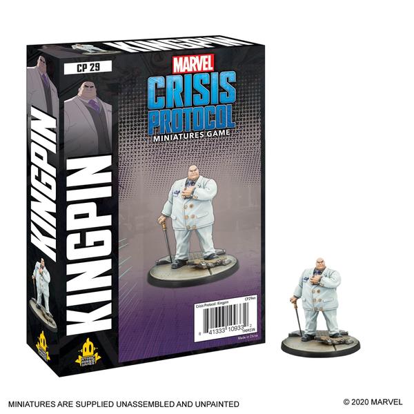 Imagem de Marvel Crisis Protocol Kingpin Pack de Personagens  Miniaturas Jogo de Batalha  Jogo de Estratégia para Adultos e Adolescentes  Idade 14+  2 jogadores  Feito por Atomic Mass Games