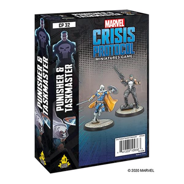 Imagem de Marvel Crisis Protocol Punisher e Taskmaster Pack de Personagens  Miniaturas Jogo de Batalha  Jogo de Estratégia para Adultos e Adolescentes  Idade 14+  2 jogadores  Feito por Atomic Mass Games