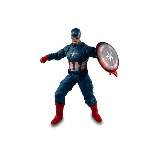 Imagem de Marvel Figuras De Ação Heróis Vingadores Capitão América Articulado Grande - Mimo