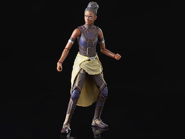 Imagem de Marvel Legends Série Black Panther Legacy Collection Shuri 6 polegadas Action Figure Collectible Toy, 2 Acessórios