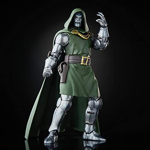 Imagem de Marvel Legends Série Fantastic Four 6" Collectible Action Figure Doctor Doom Toy, Premium Design, 4 Acessórios, 1 Build-A-Figure Part