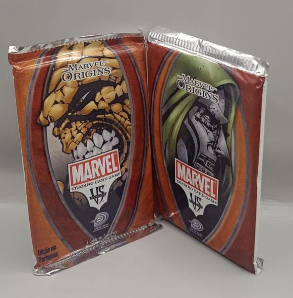 Marvel origins - marvel trading card game ( kit com 02 booster ) Imagem de Marvel origins - marvel trading card game ( kit com 02 booster )