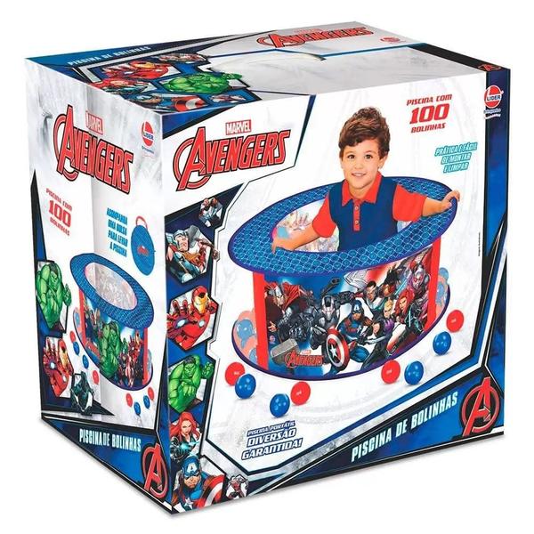 Imagem de Marvel Piscina De Bolinhas Avengers Com Bolsa Lider 2298