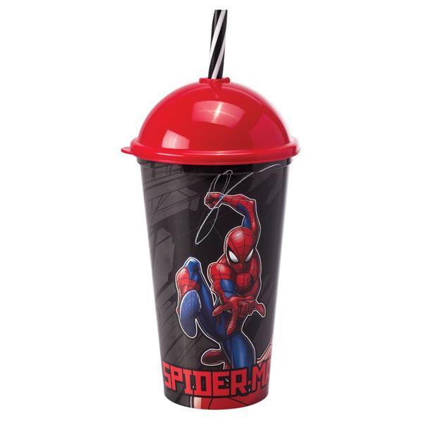 Imagem de Marvel Vingadores Homem Aranha Copo Canudo 500 ml Plasútil