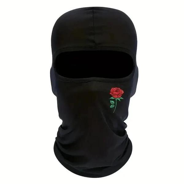 Imagem de Máscara de Esqui e Balaclava Retrô Rosa - Protetor Facial para Homens e Mulheres