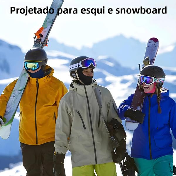 Imagem de Máscara de Esqui Unissex com Proteção UV - Balaclava para Esportes ao Ar Livre