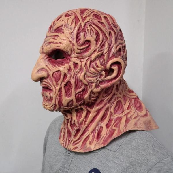 Imagem de Máscara de Freddy Krueger Adulto - Halloween, Cosplay e Fantasia de Terror