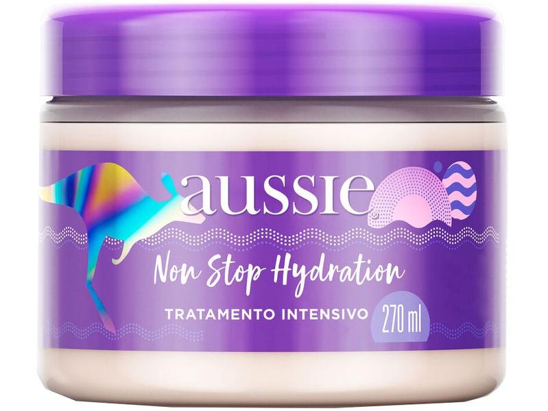 Máscara de Hidratação Aussie Non Stop Hydration - 4Ever Mask 270ml Máscara de Hidratação Aussie Non Stop Hydration - 4Ever Mask 270ml