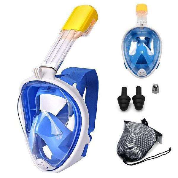 Imagem de Mascara De Mergulho Snorkel Full Face Suporte