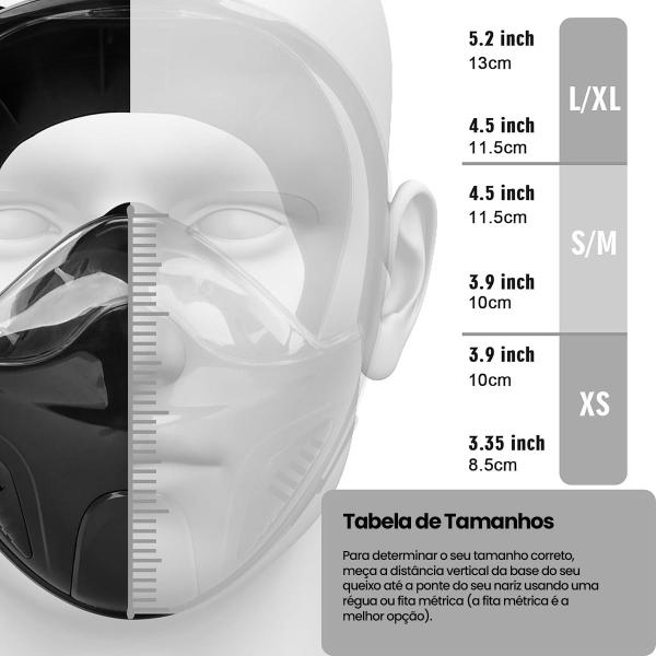 Imagem de Máscara de Mergulho Snorkel Respirador Com Válvula à Prova D'água Óculos Antiembaçante Regulável