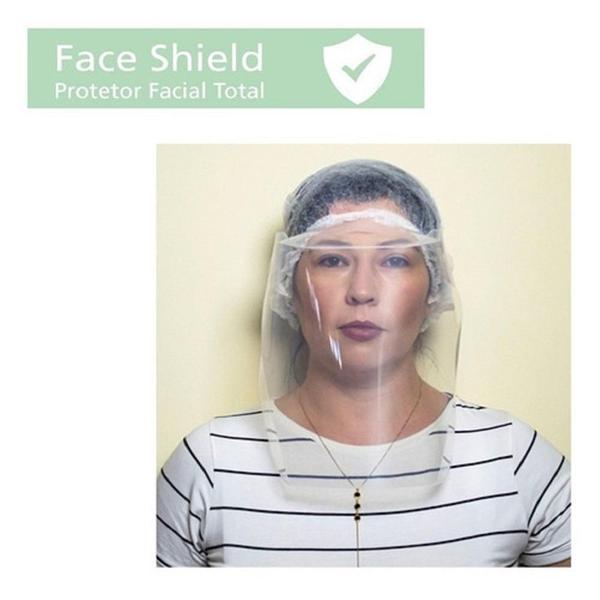 Imagem de Máscara De Proteção Facial Com Elástico 3501 Face Shield Uni