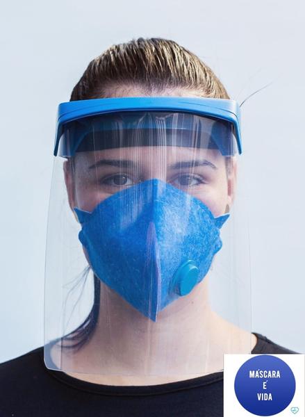 Imagem de Máscara de proteção facial em acrílico - Face Shield.