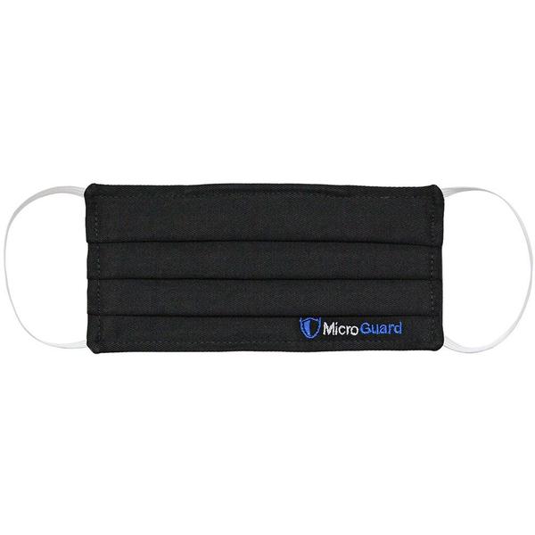 Imagem de Máscara de Proteção facial masculina em tecido 2 camadas - Microplus - Microguard Preta