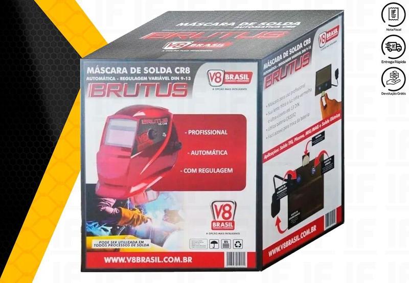 Imagem de Máscara De Solda Automática C/reg V8 Brutus